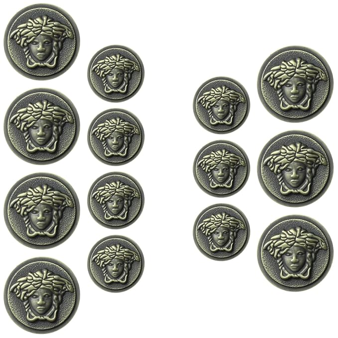 Medusa Metal Shank Buttons