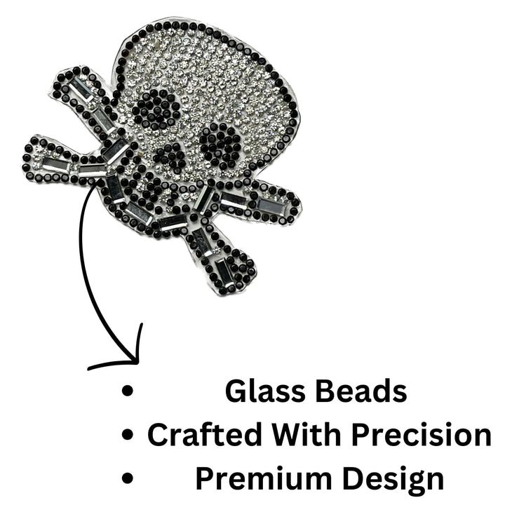 Sequins Sparkle Heat Transfer Patch (Skull)