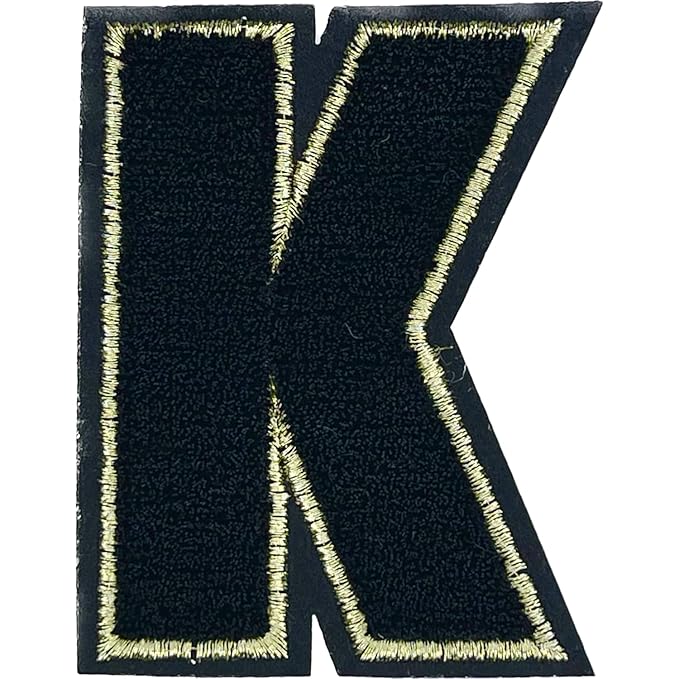 Letter C Hot fix Or Sew Patch