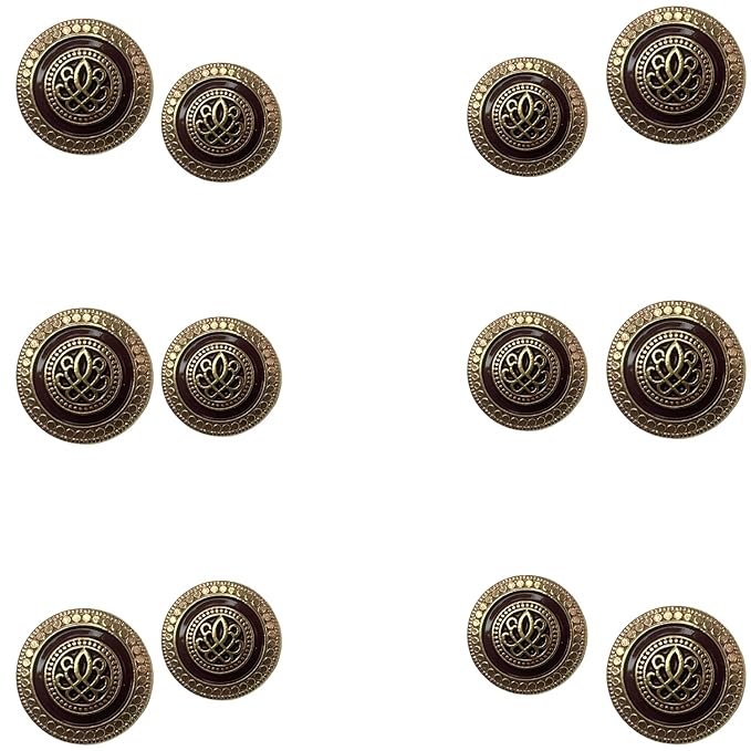 Luxe Insignia Metal Button