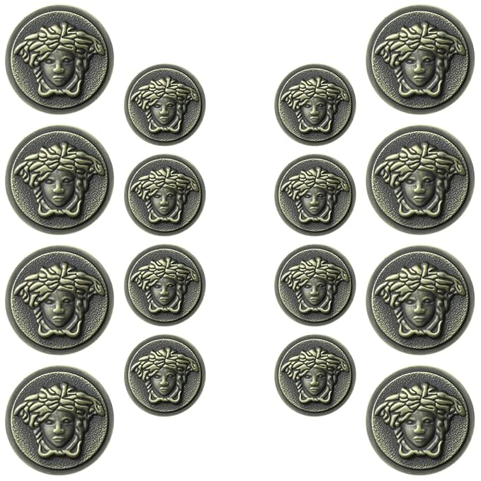 Medusa Metal Shank Buttons