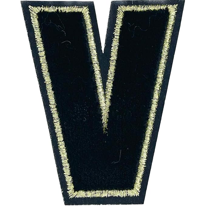 Letter C Hot fix Or Sew Patch
