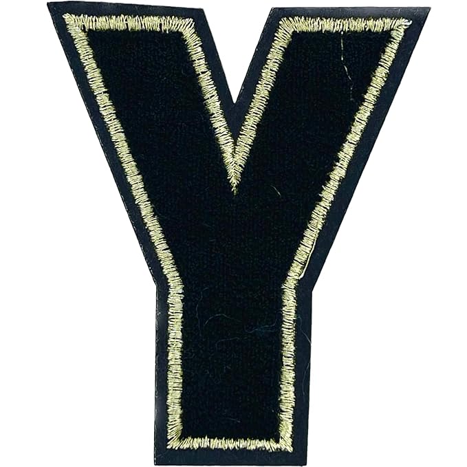 Letter N Hot fix Or Sew Patch