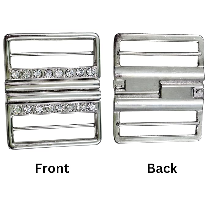 Elegant Rhinestone Metal Buckle