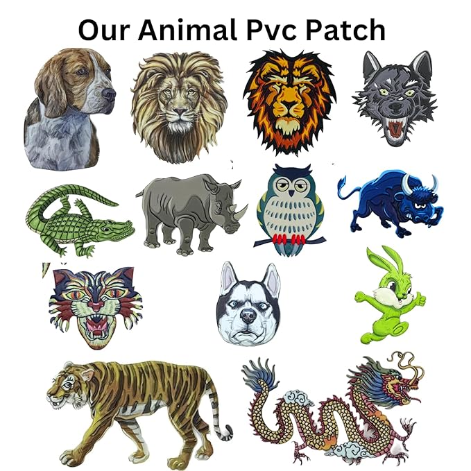 Charging Angry Blue Bull Heat Transfer Pvc Patch