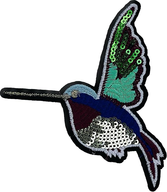 Sequins Humming Bird Patch