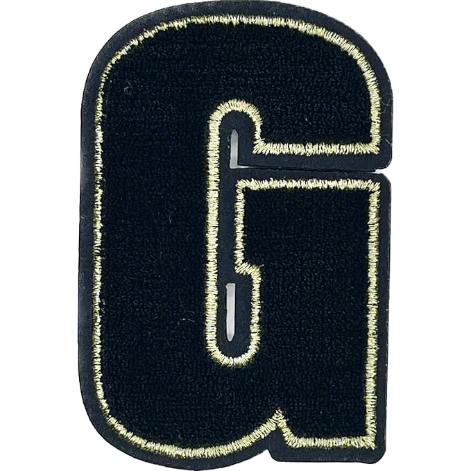 Letter C Hot fix Or Sew Patch