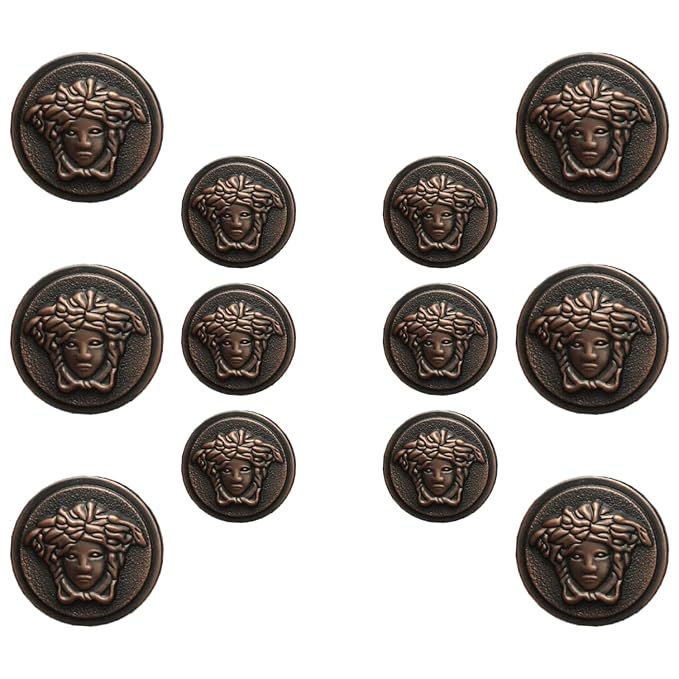 Medusa Metal Shank Buttons