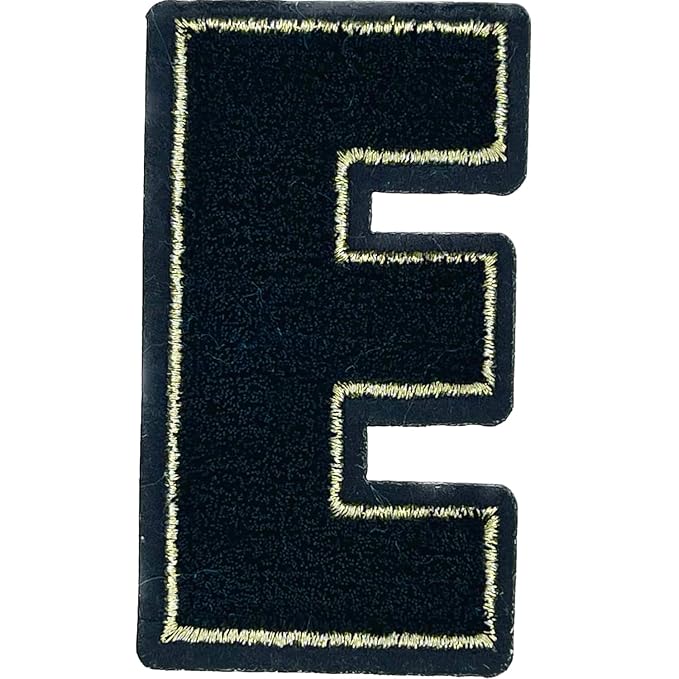 Letter C Hot fix Or Sew Patch