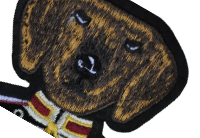 Embroidered Dachshund Officer Patch