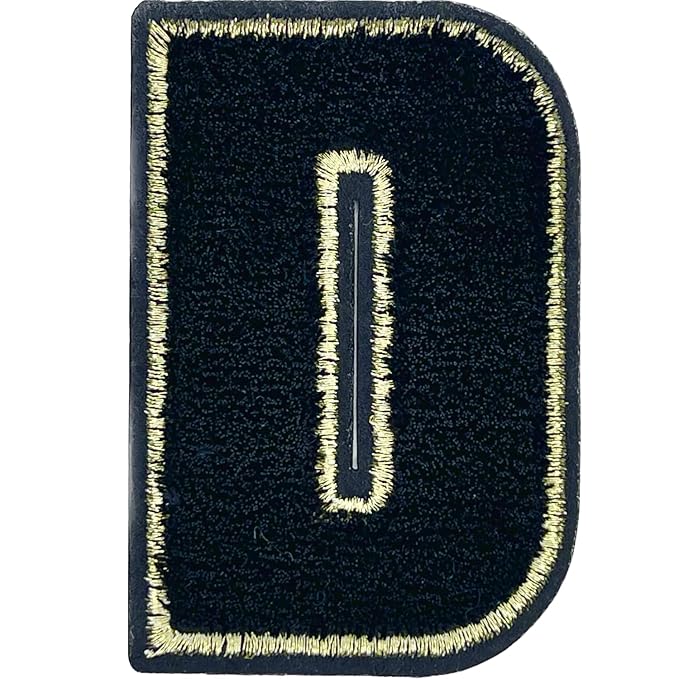 Letter C Hot fix Or Sew Patch