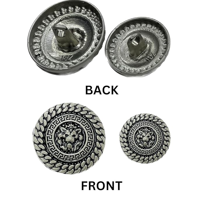 Lion's Pride Metal Buttons(Pack of 8 Buttons)