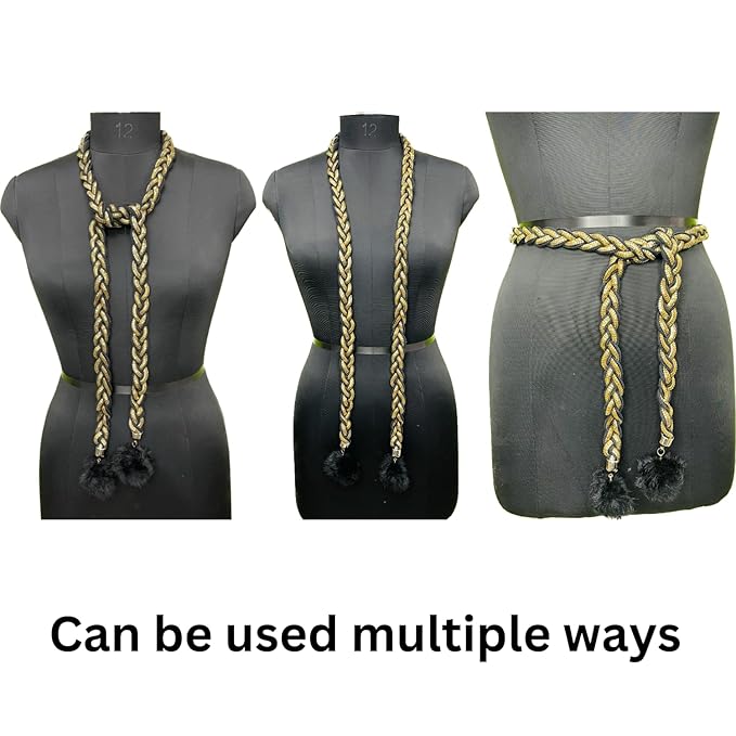 Braided Rope Style Belt