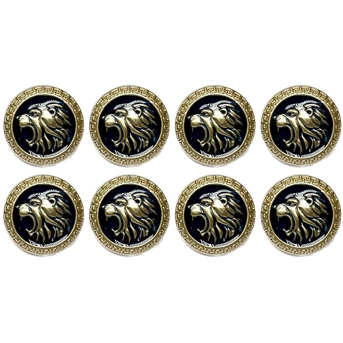 Royal Roars Lion Abs Shank Buttons