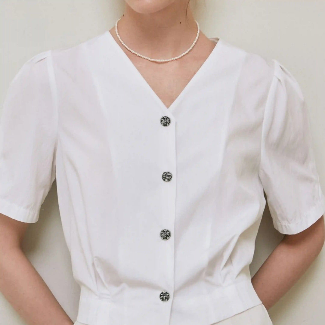 Sculpted Abstract Monogram Metal Button | 15mm(24L), 18mm(28L) & 23mm(36L)