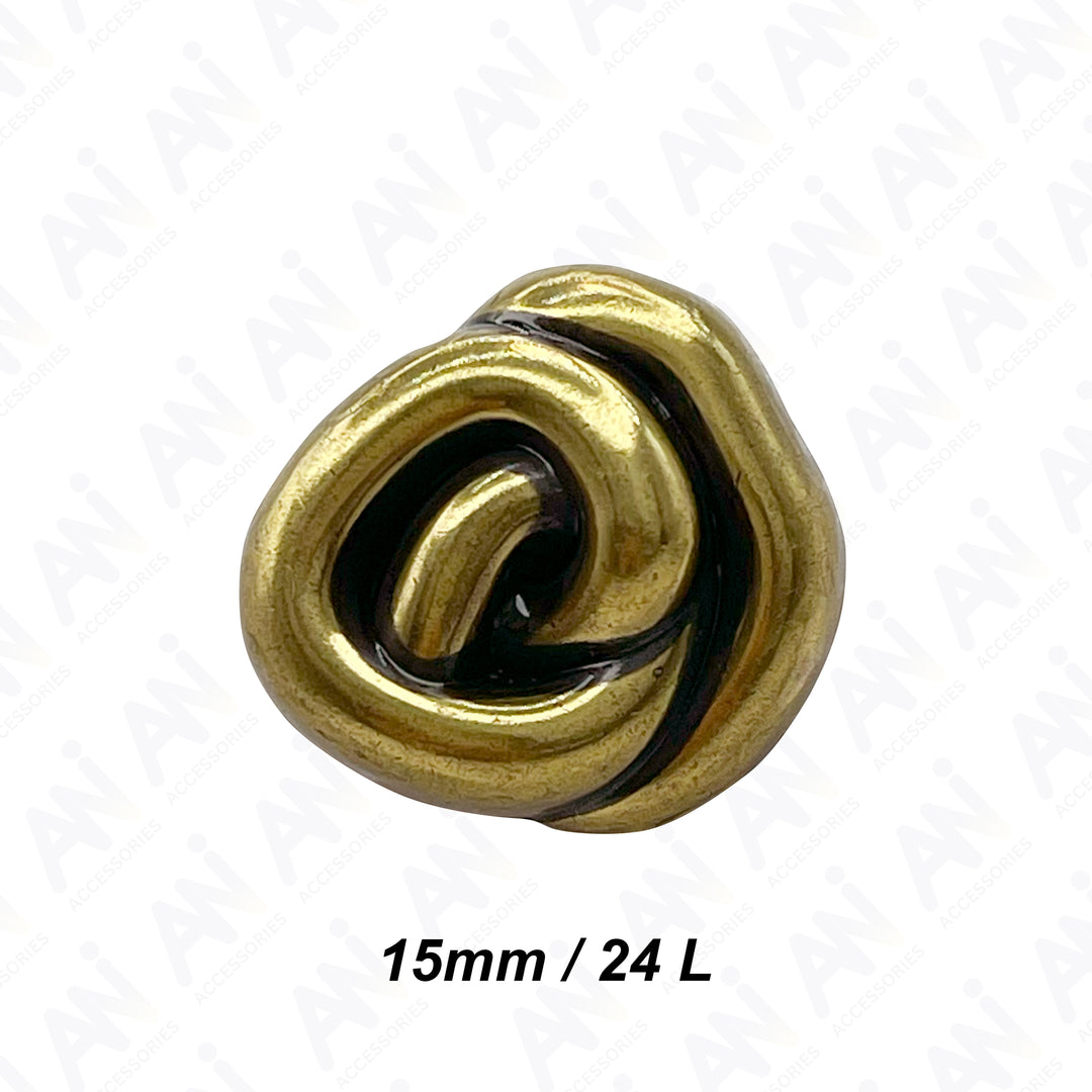 Floral Style Button for Clothing and Accessories