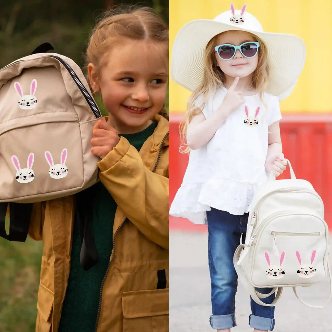 Acrylic Duel Bunny Brooch