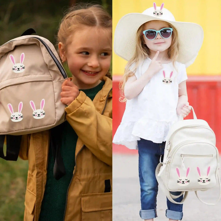 Acrylic Duel Bunny Brooch