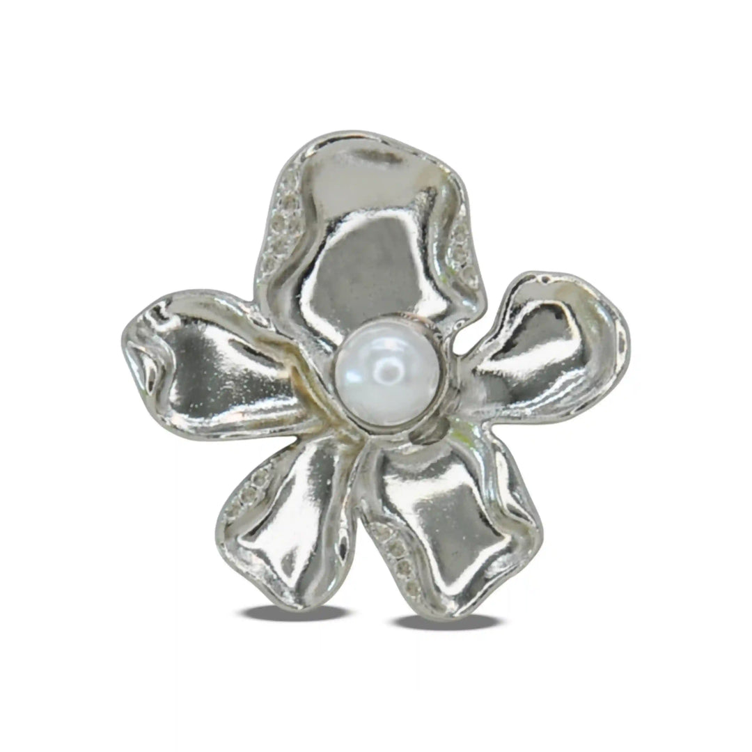 Floral Pearl Buttons