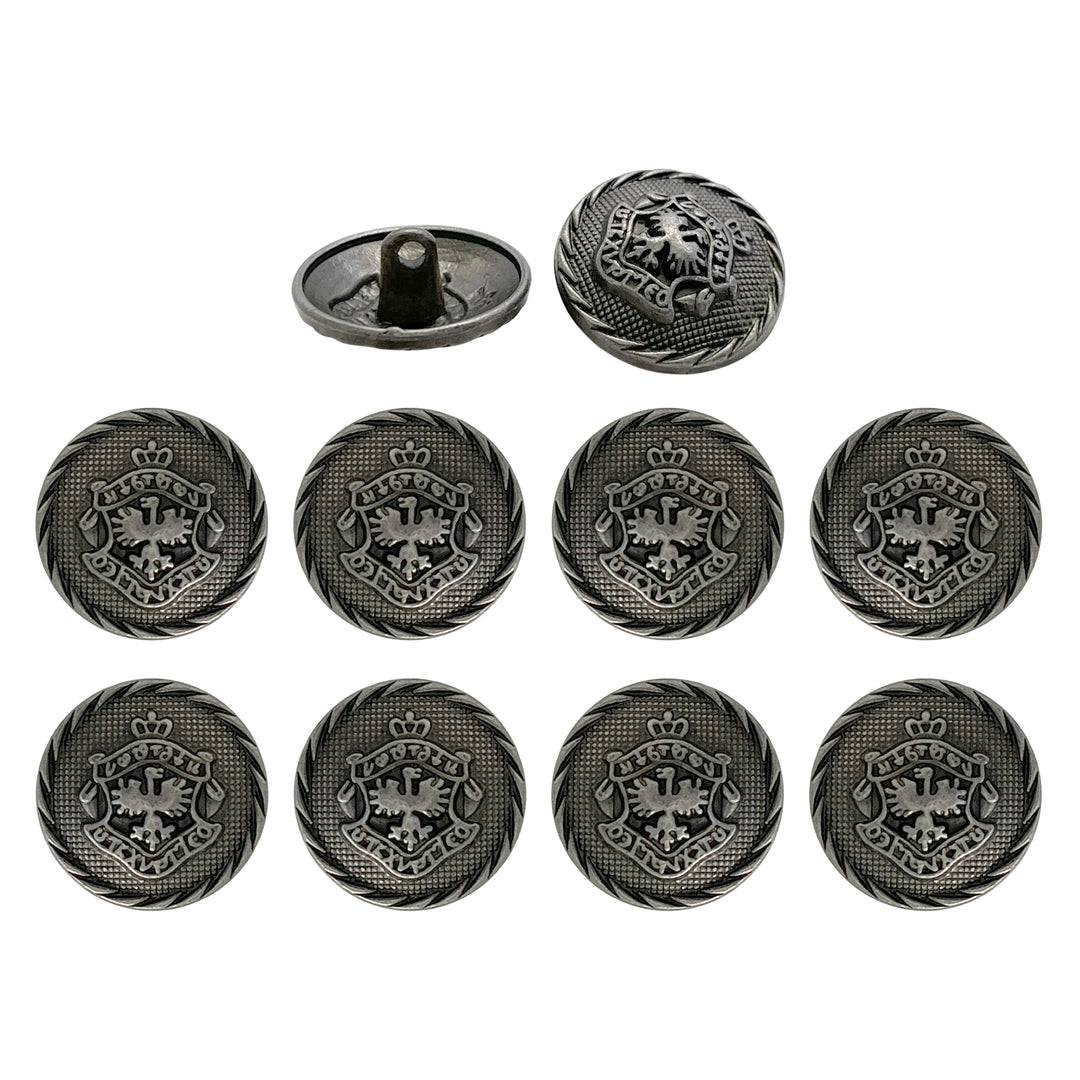 Heraldic Emblem Buttons for Clothing