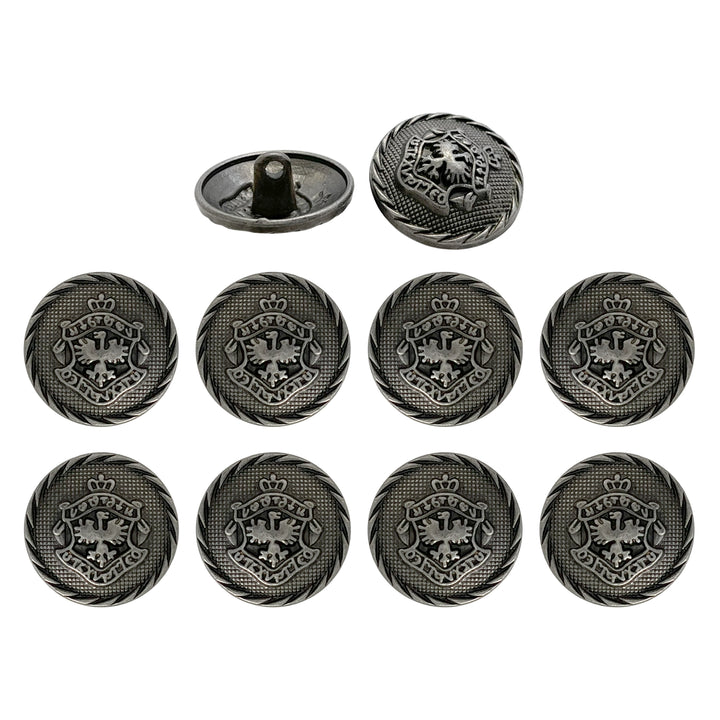 Heraldic Emblem Buttons for Clothing