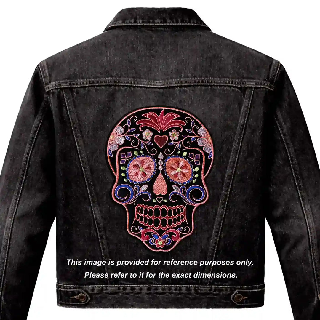 Dia de los Muertos Art Skull Hot-Fix Patch