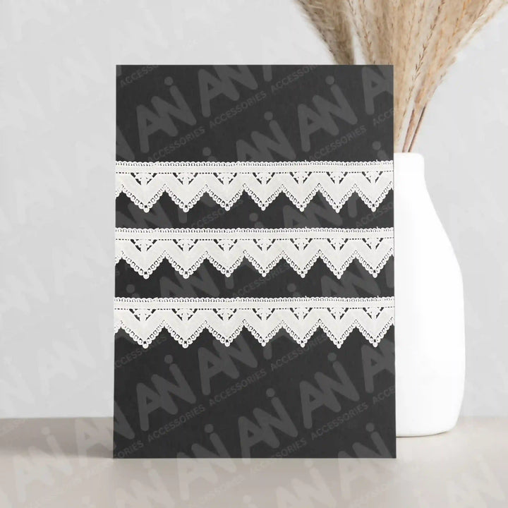 Point de France arrow lace Trim | 2 Meter