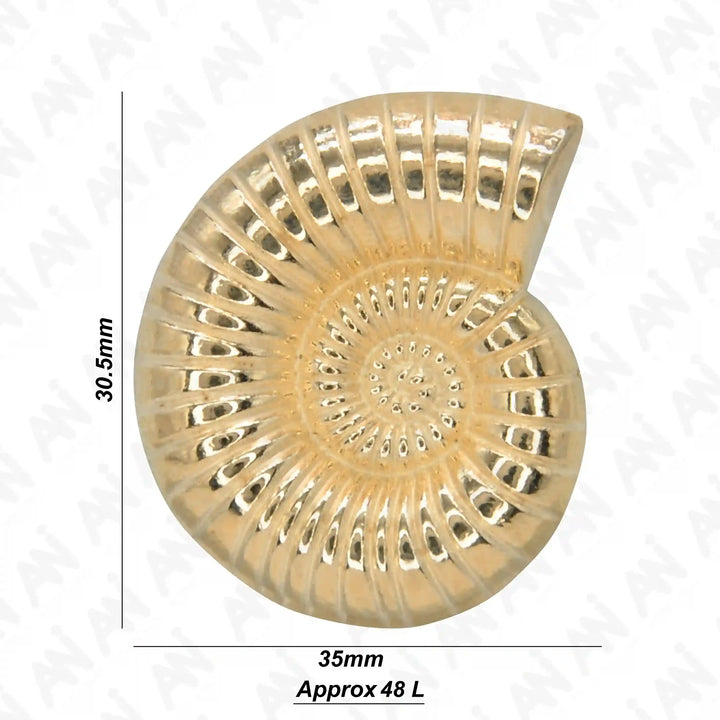 Sea Shell Metal Buttons