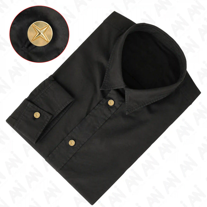 Starburst 10mm Metal Shirt Buttons