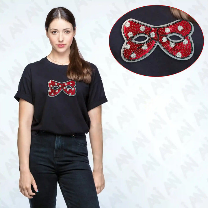 Mask Sequins Lace