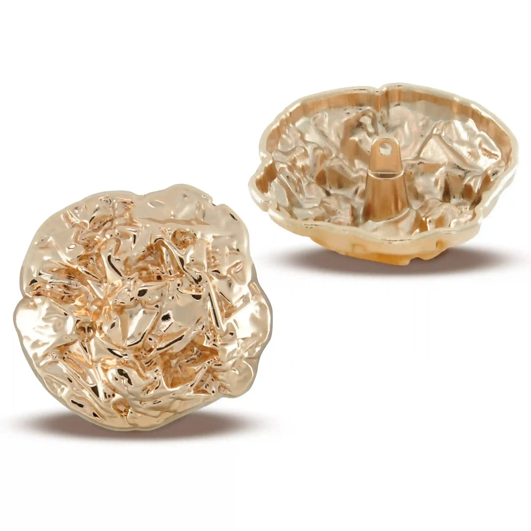 Nugget Metal Shank Buttons 12 mm