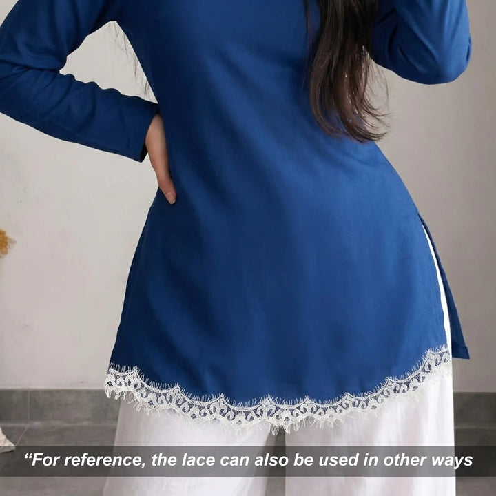 Symmetrical Floral Guipure Lace Bodice