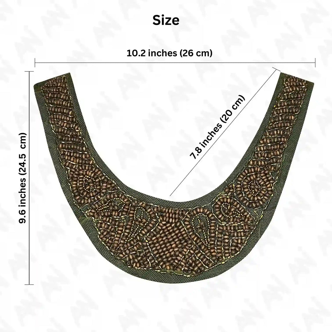 Embellished Round Neckline