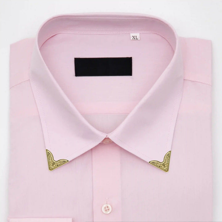 Gold V-Shaped Collar Tips