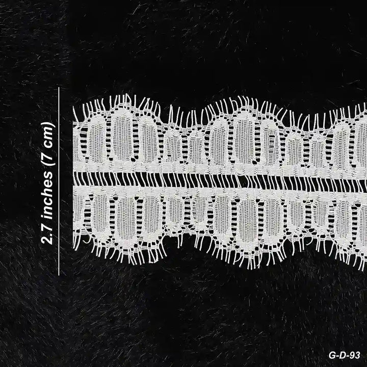 Arched Pillar Eyelash Lace Trim