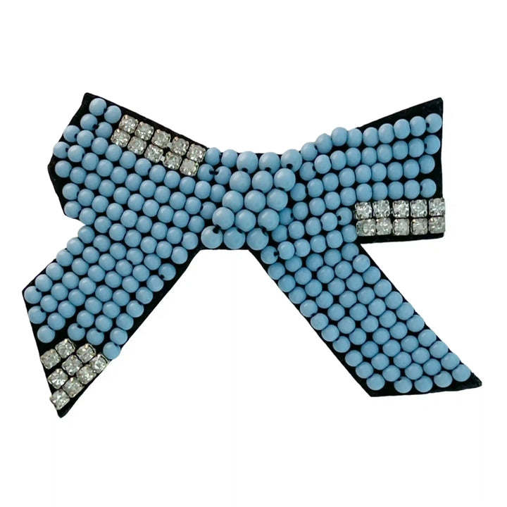 Beaded Bow Sew Patch