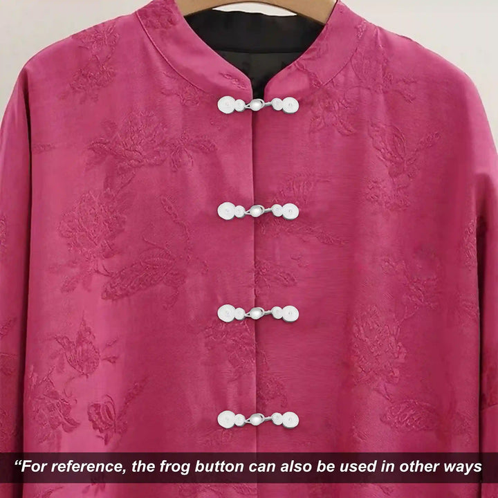 Pearl-Centered Spiral Frog Fastener