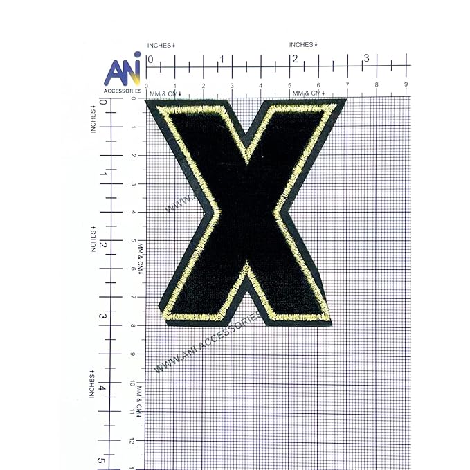 Letter C Hot fix Or Sew Patch