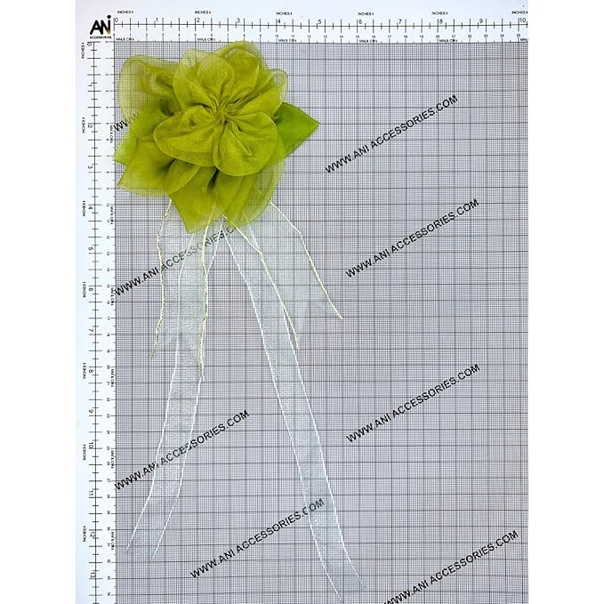 Soft Floral Design Organza Sew Patch