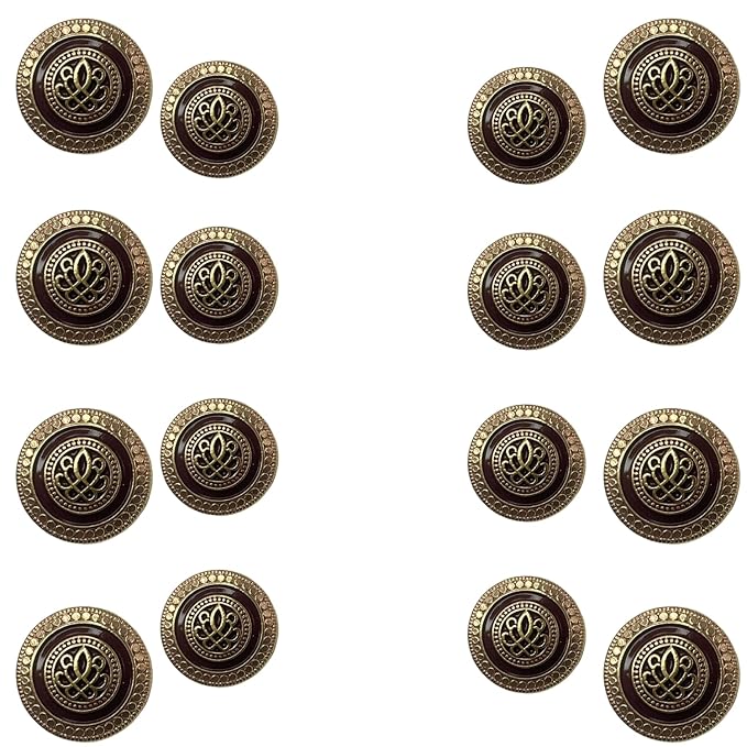 Luxe Insignia Metal Button