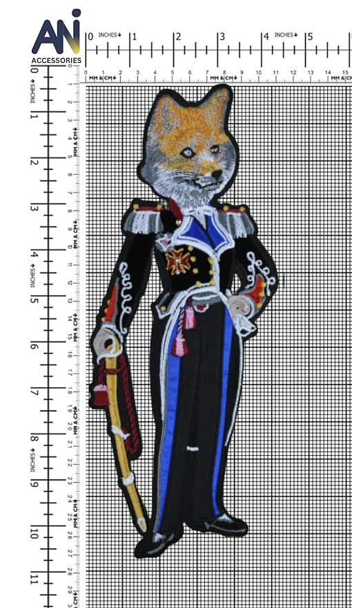 Fox Officer Sew Large Patche