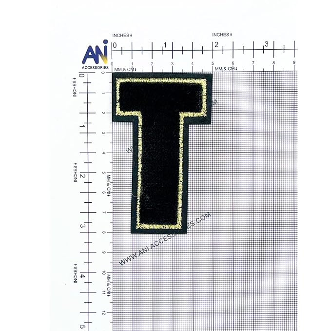 Letter C Hot fix Or Sew Patch