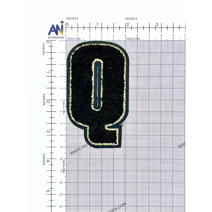 Letter C Hot fix Or Sew Patch
