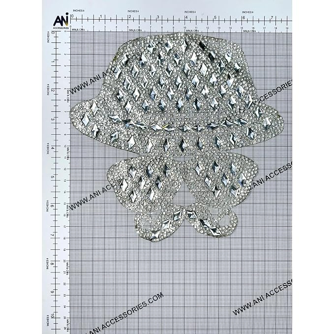 Sequins Sparkle Heat Transfer Patch (Mustang with Hat)