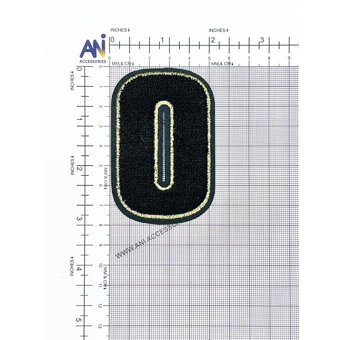Letter C Hot fix Or Sew Patch