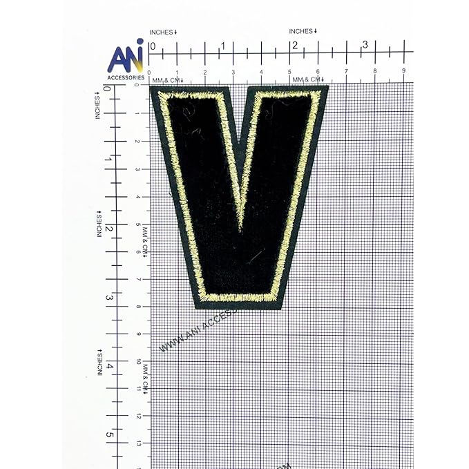 Letter C Hot fix Or Sew Patch