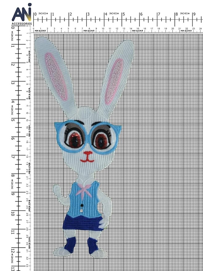 Bunny with Glasses Patch