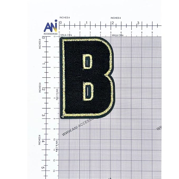 Letter C Hot fix Or Sew Patch
