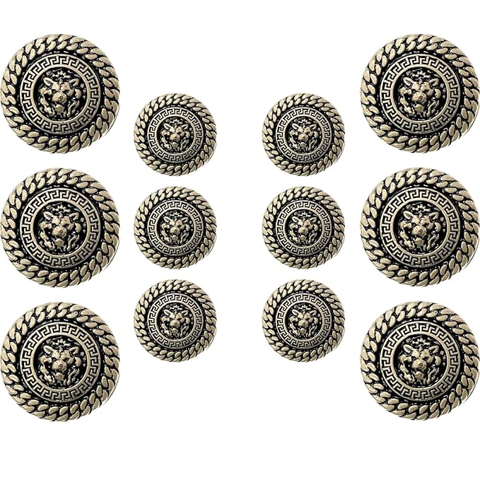 Lion's Pride Metal Buttons(Pack of 8 Buttons)