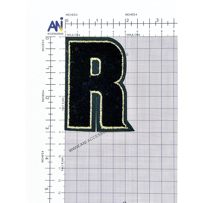 Letter C Hot fix Or Sew Patch